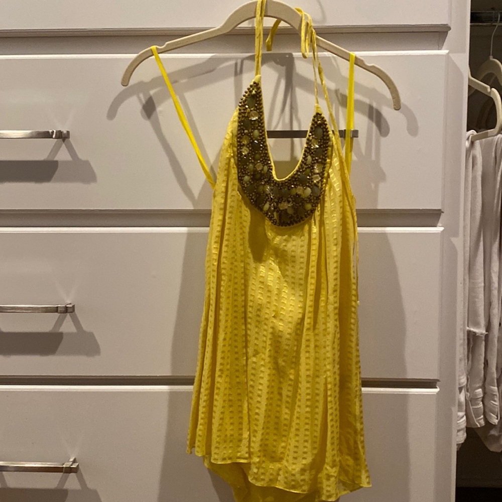 Milly beaded halter top